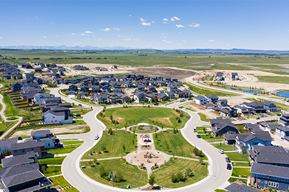 Ariel photo of Harmony Calgary Community